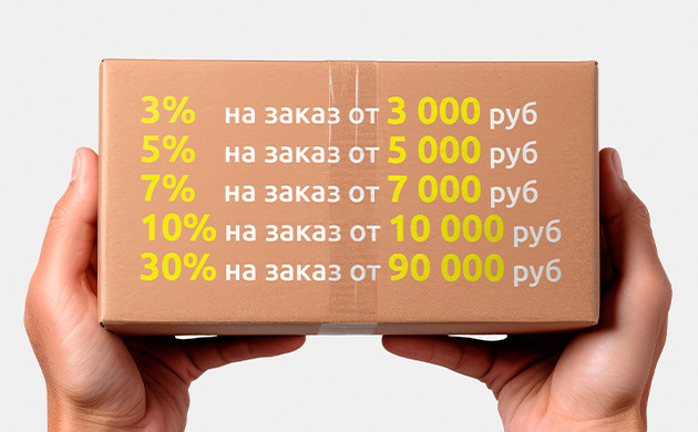 Скидки в магазине Seed Banda Шкала скидок в интернет-магазине Seed Banda