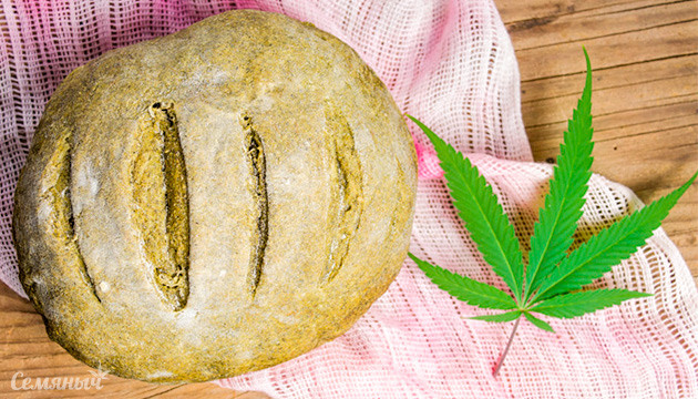 Конопляная мука Хлеб с каннабисом