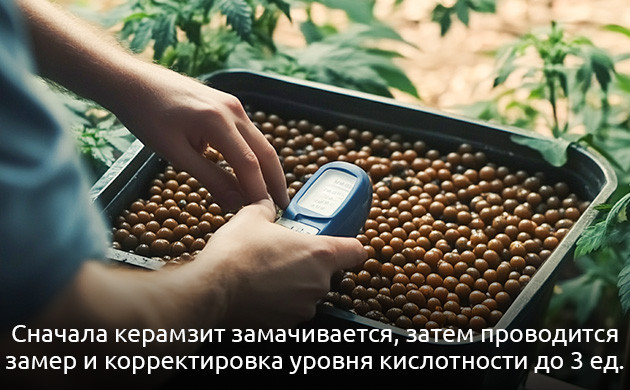 Нормализация pH керамзита Химическая обработка керамзита