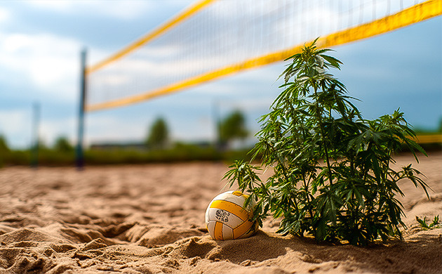 Пляжный волейбол под марихуаной: весело и без паранойи Каннабис и пляжный волейбол