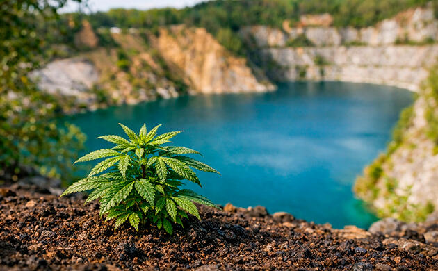 Проверка технической воды перед использованием Полив каннабиса водой из пруда