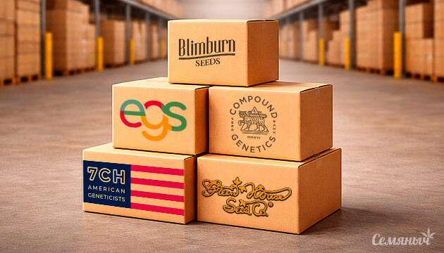 Пополнение запасов упаковок семян Пополнение склада