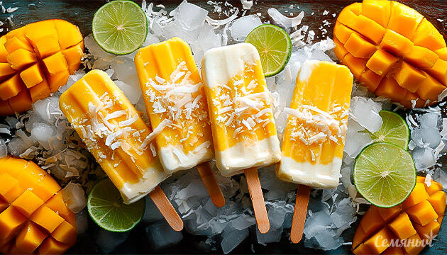 Канна-кухня: эскимо с манго и кокосовым кремом