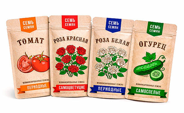 Новые упаковки Семяныч и 7Ch American