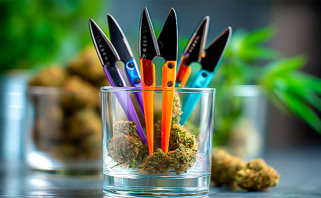 Использование несколько пар ножниц – эффективный способ Использование несколько пар ножниц