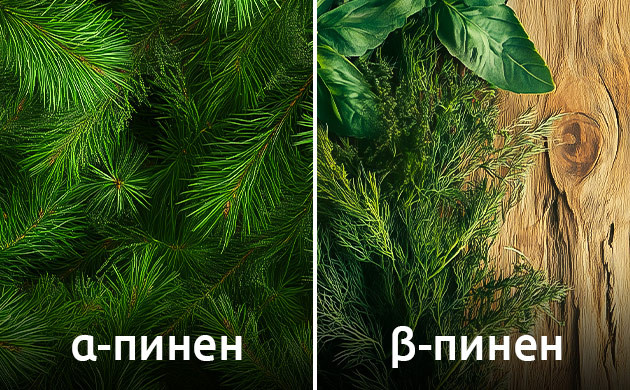 Различия альфа-пинена и бета-пинена