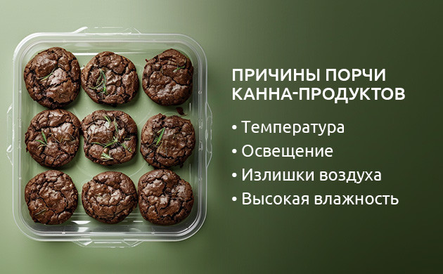 Защита канна-продуктов от тепла, света, воздуха и влаги