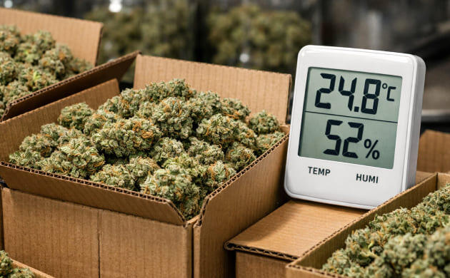 Картонная коробка для сушки конопли