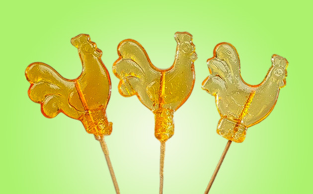 Леденцы петушки Петушки на деревянной палочке