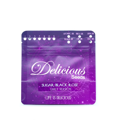 Семена сорта Sugar Black Rose Early Version fem (Delicious Seeds)
