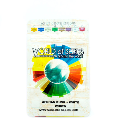 Семена сорта Afghan Kush X White Widow fem (World of Seeds)